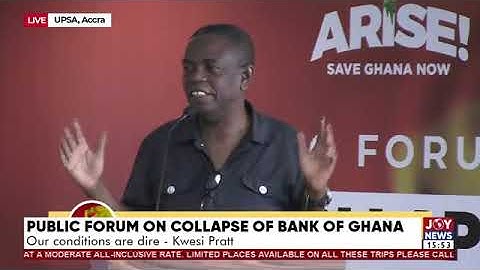 NDC addresses the public on the collapse of Bank of Ghana