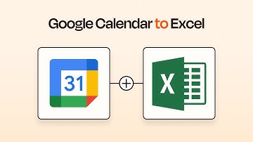 Hoe u Google Agenda met Excel kunt verbinden met Zapier