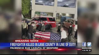 FireWatch: Firefighter from Medford killed while fighting Gales Fire in Lane County