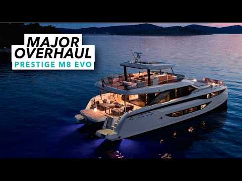 Prestige flagship given a major overhaul! | M8 EVO | Motor Boat & Yachting