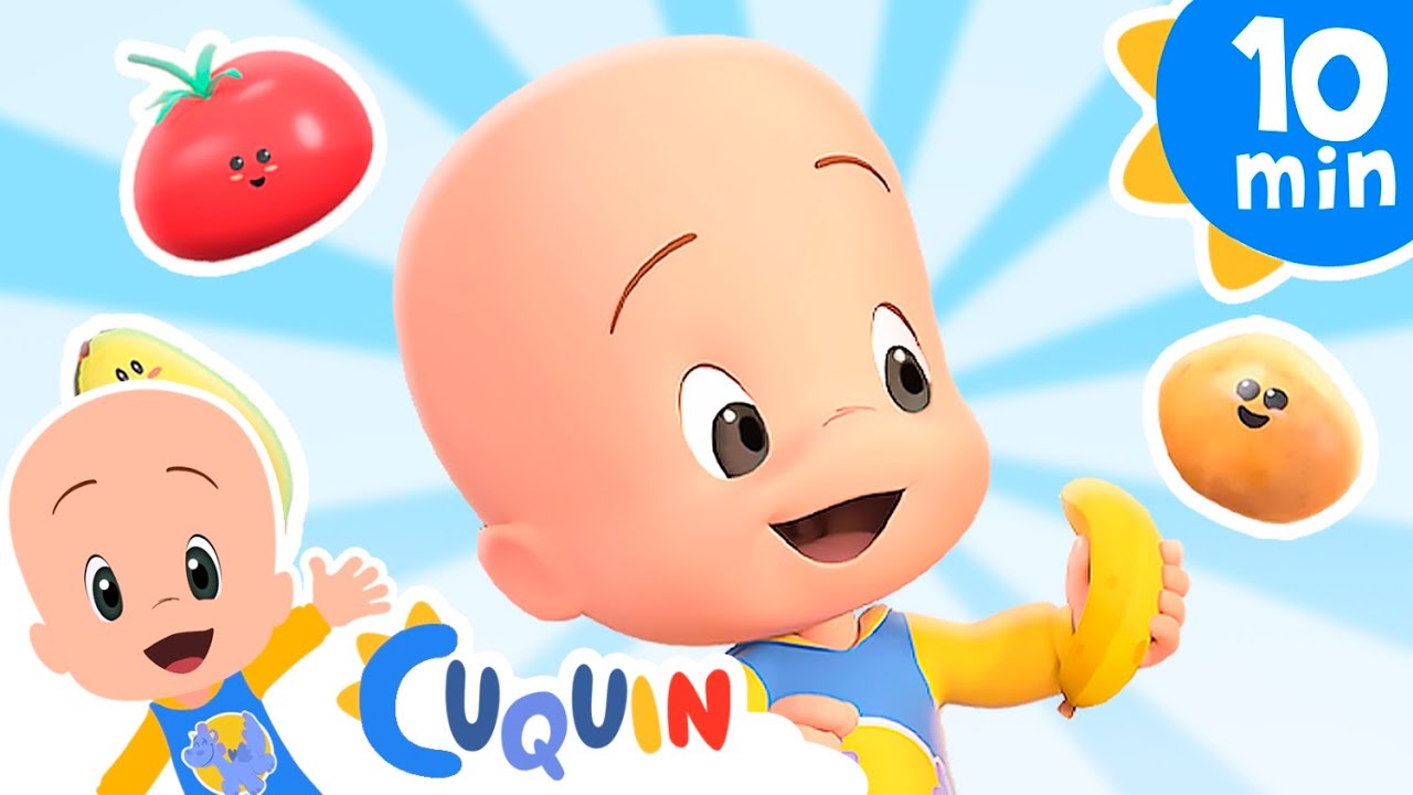 Vegetable + Fruit Song | Cleo & Cuquin | Kids | Songs