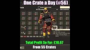 Day 56: Hunt for a TF2 Unusual Unboxing - TF2 Unboxing & TF2 Giveaway - One Crate A Day #Shorts 2021