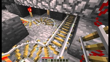 Minecart delivery system.