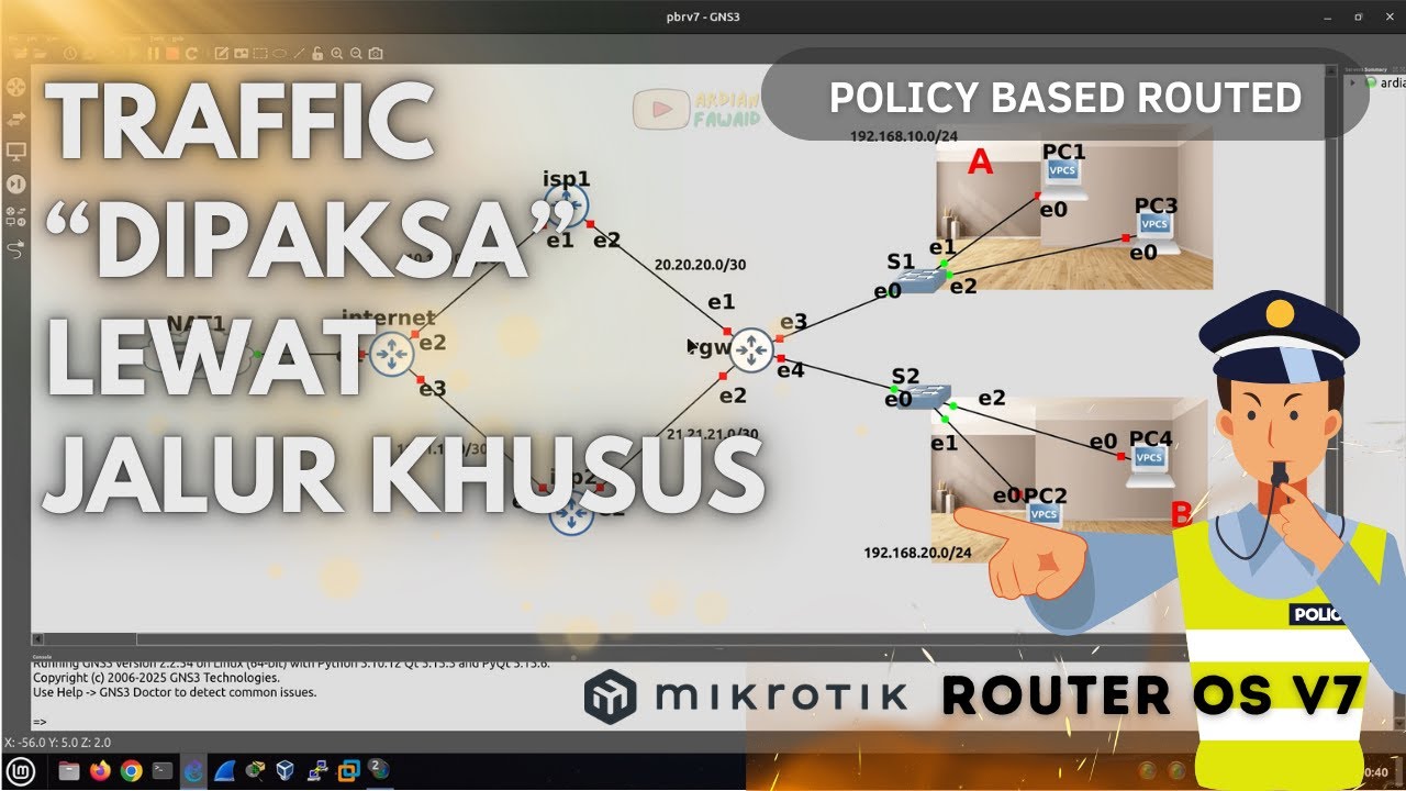 Tutorial Policy Based Routing di Mikrotik RouterOS v7 | Arahkan Traffic ...