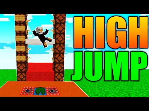 🦅 How To Make High Jump Mini Game - Minecraft (Java/Bedrock)