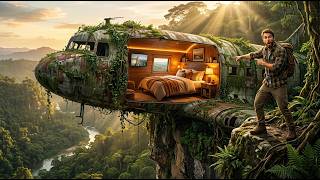 Download Lagu No One Expected It! This Man Built a Luxury House Inside an Abandoned Airplane (ASMR) MP3