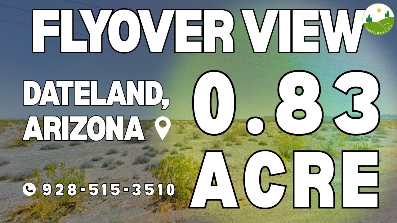 Fly Over - 0.83  acre land for sale in Dateland, Arizona [539-59-653]