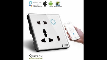 Smart Wifi Single Wall Socket 5 Pin Double Plug with USB port