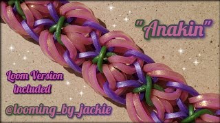 Anakin Beginner Friendly Hook Only RL Bracelet Tutorial (Includes Loom Version)