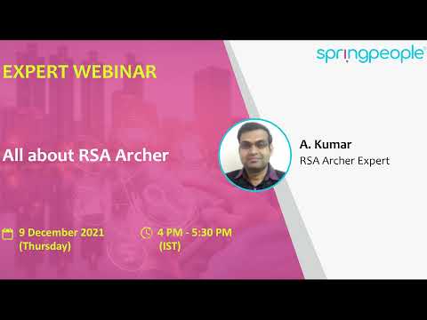 All about RSA Archer - Kick Start to the GRC Tool - YouTube
