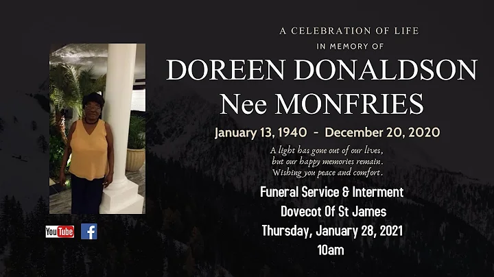 Funeral Service & Interment For Doreen Donaldson