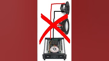 2 Way Crossover speaker connection in animation #speaker #crossover #shorts #animation