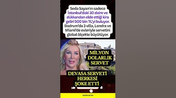 Thumbnail of Seda Sayan’ın İstanbul’daki 30 Mülkü ve 500 Bin TL’lik Kira Geliri Gündem Oldu