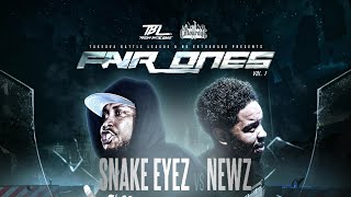 SNAKE EYEZ vs NEWZ || FAIR ONES VOL 1 || TBL+ NO ENTOURAGE #tayroc #realdeal #urltv #tbl