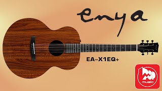 Eng Sub Enya Ea-X1Eq Electric Acoustic Guitar With A Rich Starter Kit