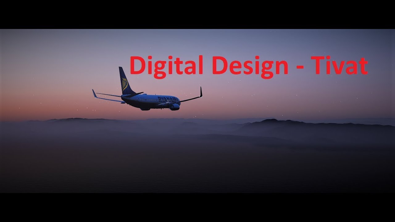 [P3D v4.5] RYR FR4650 coming down to Digital Design - Tivat