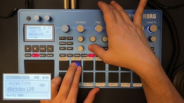 Korg Electribe 2 step by step tutorial to create a track 2021