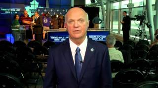 On thursday lou lamoriello was introduced as the 16th general manager
in maple leafs history. following his news conference he joined tim
and sid to talk abo...