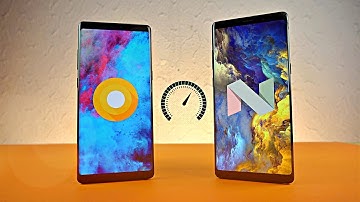 Samsung Galaxy Note 8 Android 8.0 Oreo vs Android 7.1 Nougat - Speed Test!