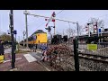 7 cars of icmm fly through the pedestrian crossing at wijchen  flyby