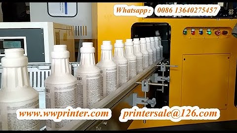 Auto Full Servo Plastic Bottle Container Screen Printing with Labeling Machine CNC04