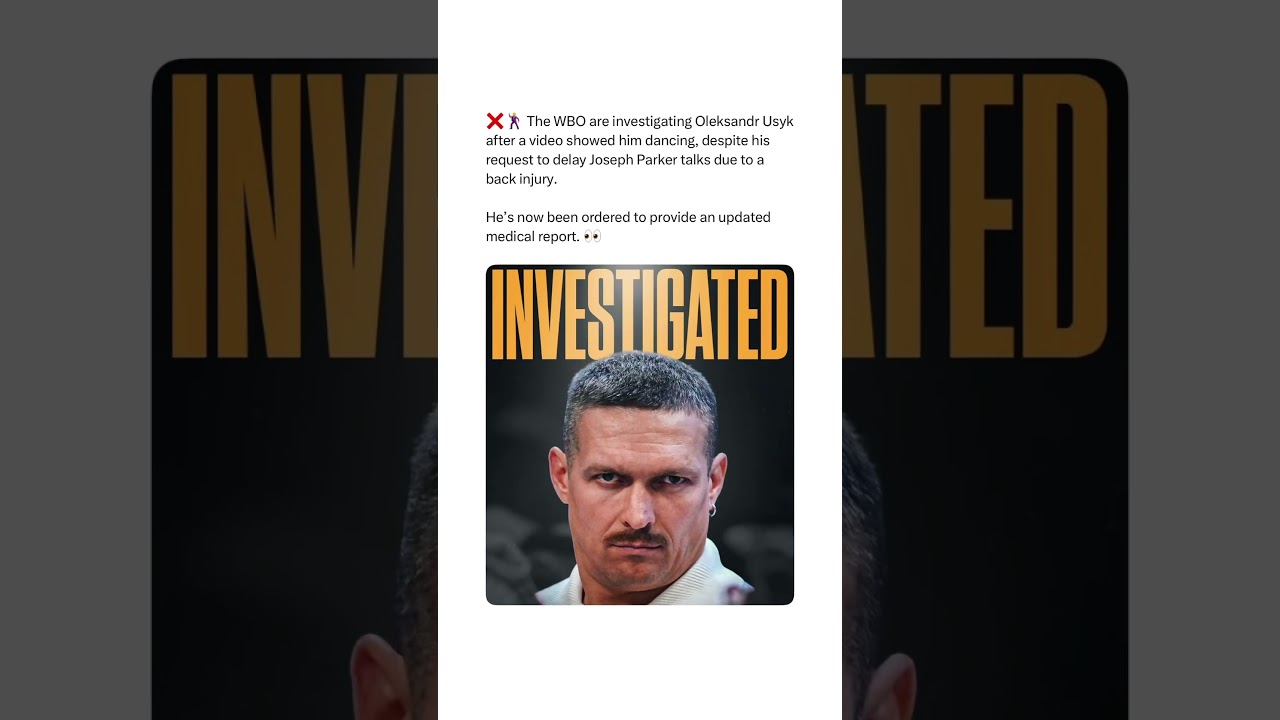 WBO investigate USYK injury claim