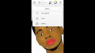 How to create cartoon photo on android phone with AUTODESK SKETCHBOOK PRO tutorial 5 screenshot 5