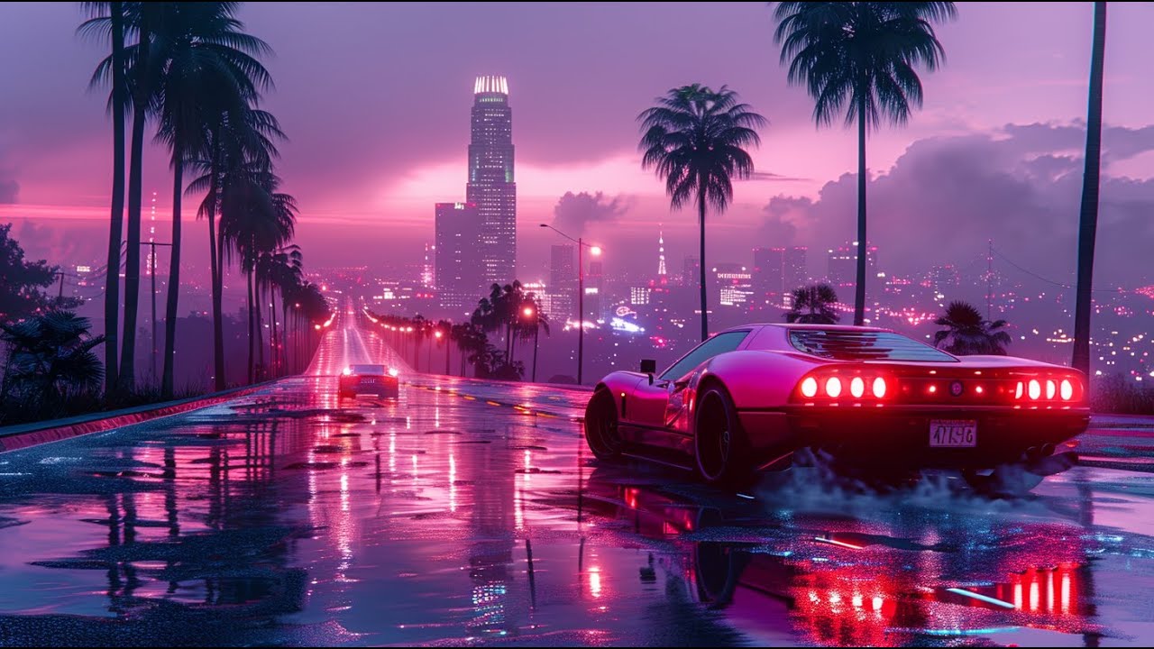 Neon Horizon ’85 🌆 | 80s Synthwave, Retro Night Drive & Midnight City Vibes