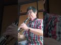 鈴懸の径をクラリネットで吹いてみました。