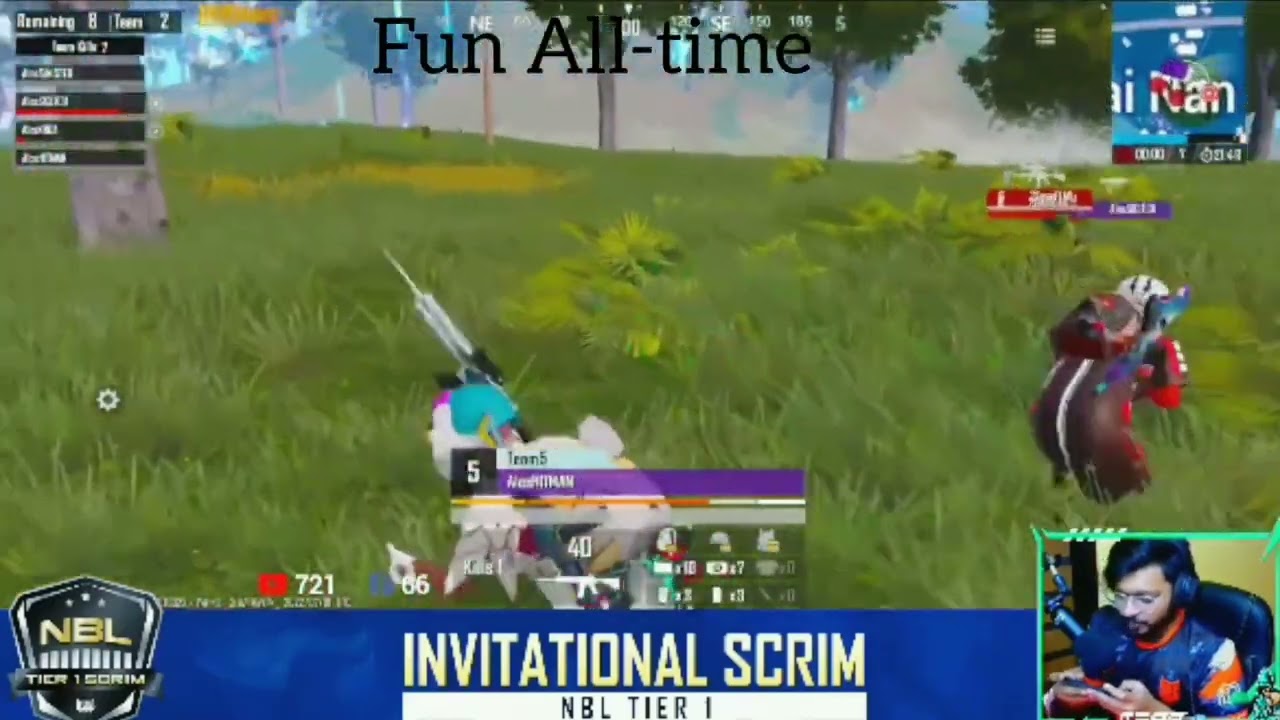 A1 vs 7Sgsm sanhok match full fight in NBL TIER 1 INVITATIONAL SCRIM. SKETCH did 1v4