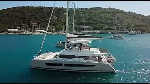 All-inclusive luxury crewed catamaran charter in BVI aboard 'Perfect Landing'