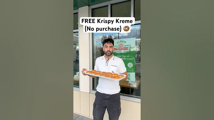 Free Krispy Kreme Donuts 🍩 #krispykreme #fastfood