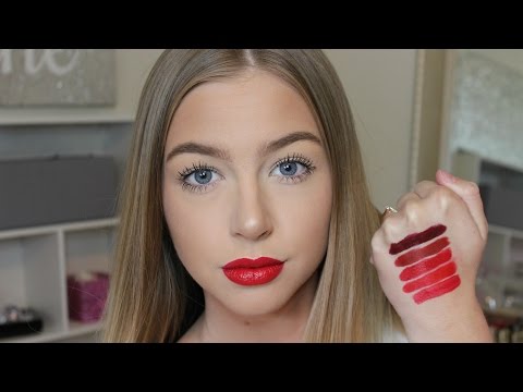 Top 5 Red Lipsticks At The Drugstore!