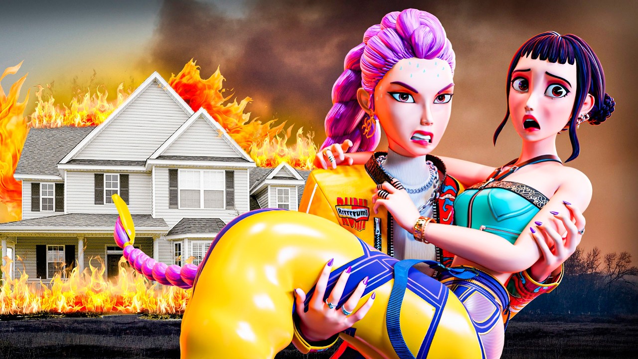 РУМИ ВСЕХ СПАСЛА?! K-Pop Охотницы на Демонов: Huntrix анимация