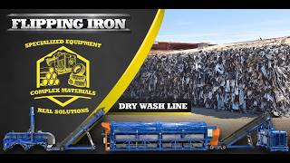 Flipping Iron Dry Wash Line | Turning Plastic Waste Into Reusable Material
