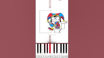 THE AMAZING DIGITAL CIRCUS Pomni & Jax reaction🤣 (@pinkorojapan) - Octave Piano Tutorial