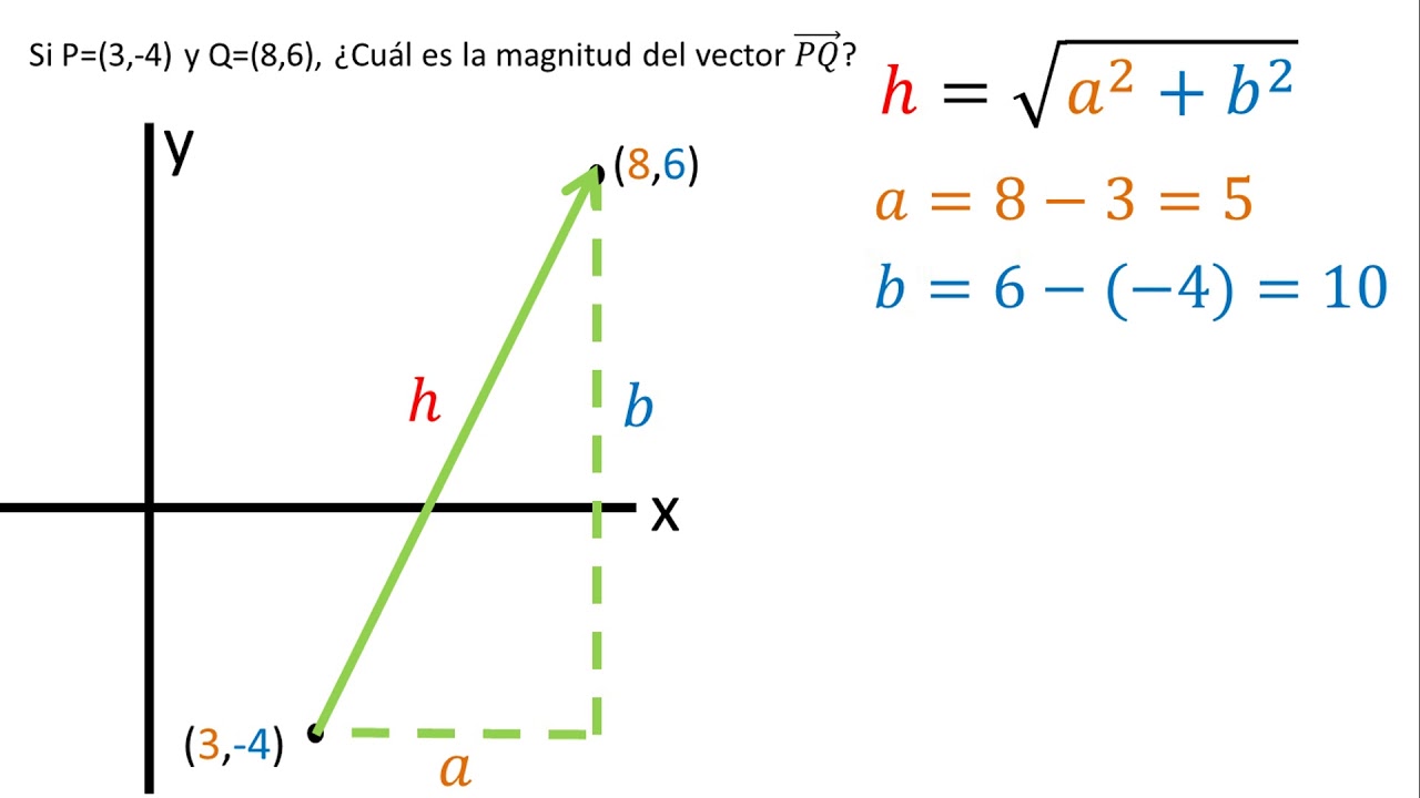 Como calcular el vector director de una recta