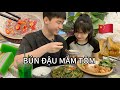Bạn gái Trung 🇨🇳 lần đầu ăn Bún Đậu Mắm Tôm 🤡 | Du Học Trung Quốc