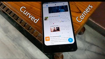 Get LG G6 like curved corners on any android phone!  (Without rooting)