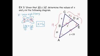 GeomCP1 7.4 Side-Splitter Theorem