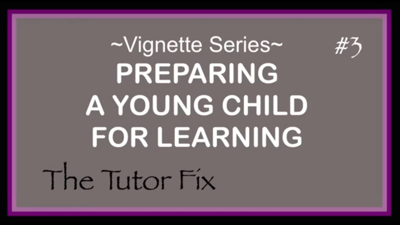Kindergartner Skills--Preparing a Young Student for Learning #3
