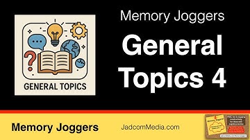 Memory Joggers Volume 5: General Topics 4