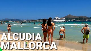 ??BEACH walk in ALCUDIA  MALLORCA | Spain 2023 | 4K Playa de MURO