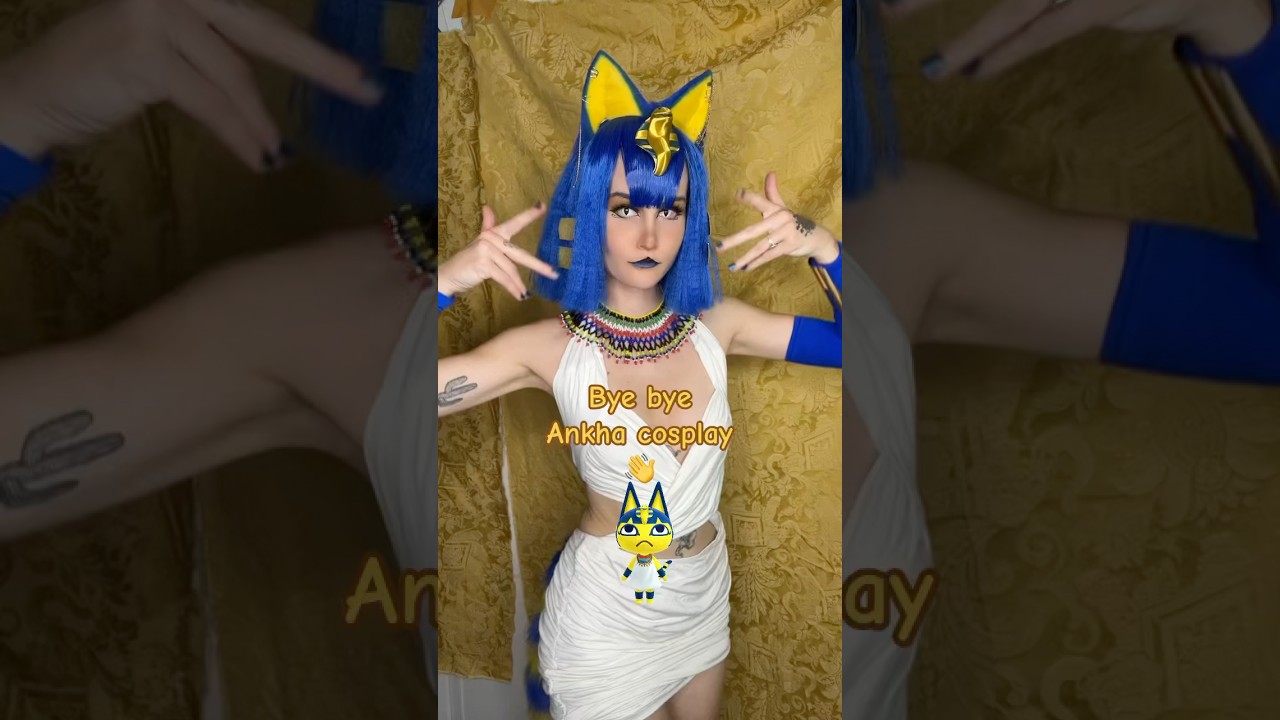 I take off my Ankha cosplay !