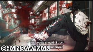 Denji vs Katana Man Final Battle - Chainsaw Man Episode 12