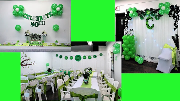 DIY 80th Birthday Party Ideas / How to decorate 80th Birthday Party
