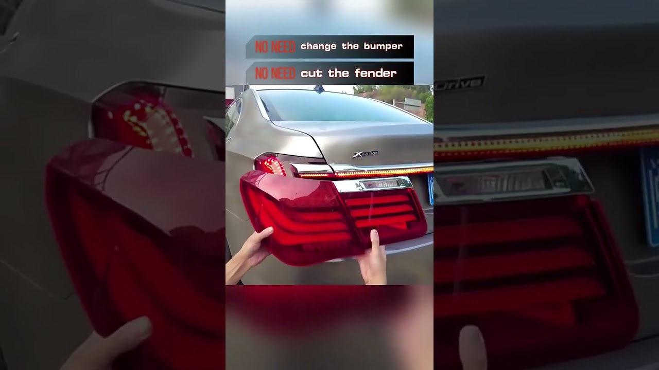 Upgrade LED G12 style assembly for BMW 7 series F01 F02 taillight tail lamp 2010-2015 plug and play