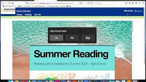 Placing a Hold on a Book from Your Library