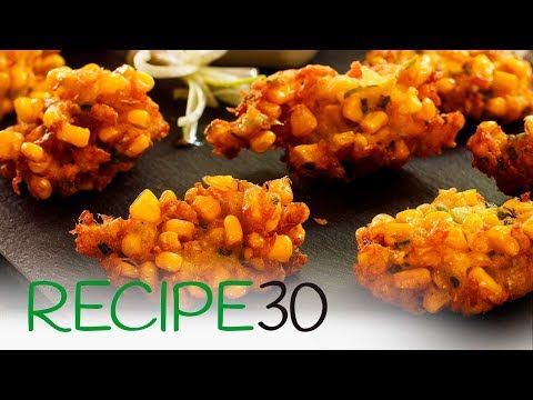 Crab and Corn fritters - Simple to make