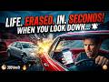 The Brutal Physics of a Distraction 1 Second = 1 Lifetime:#beamngdrive #dashcam #car #truck #4k